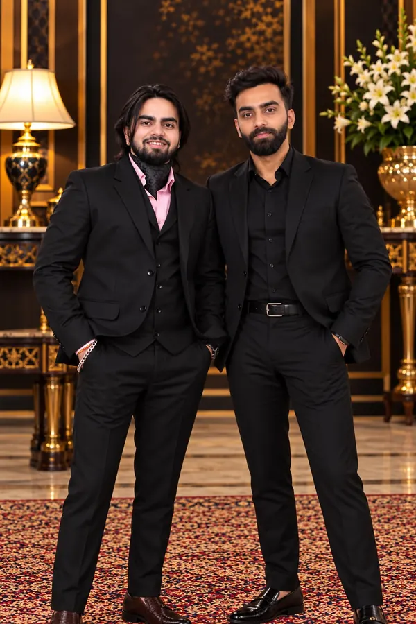 Arjun and Shivam, the next generation of the Shree Radhe Govind Arts family